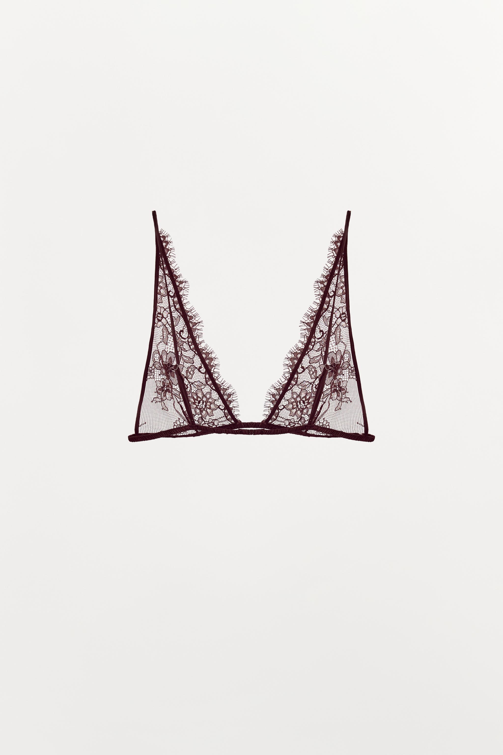 TRIANGLE LACE BRA